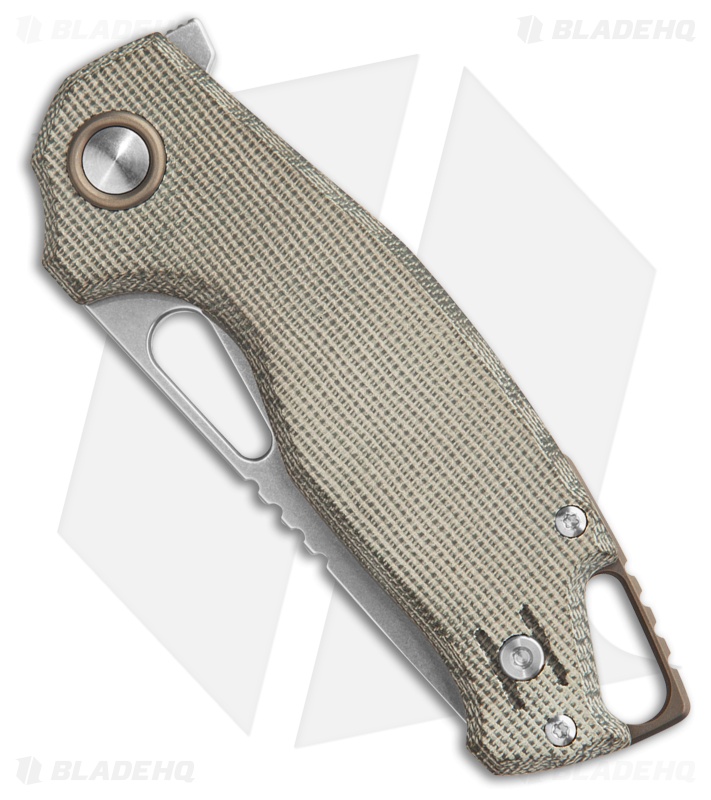 MKM Vincent Knife Green Canvas Micarta MagnaCut SW