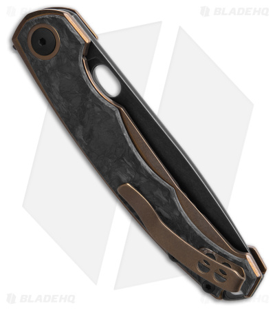 MKM Vox Eclipse MagnaCut Liner Lock Knife Brnz Titanium / Blk Matter CF (Black)