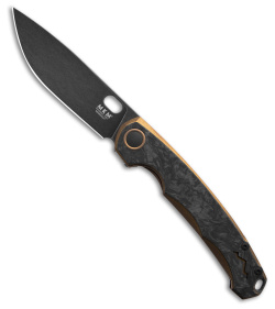 MKM Vox Eclipse MagnaCut Liner Lock Knife Brnz Titanium / Blk Matter CF (Black)