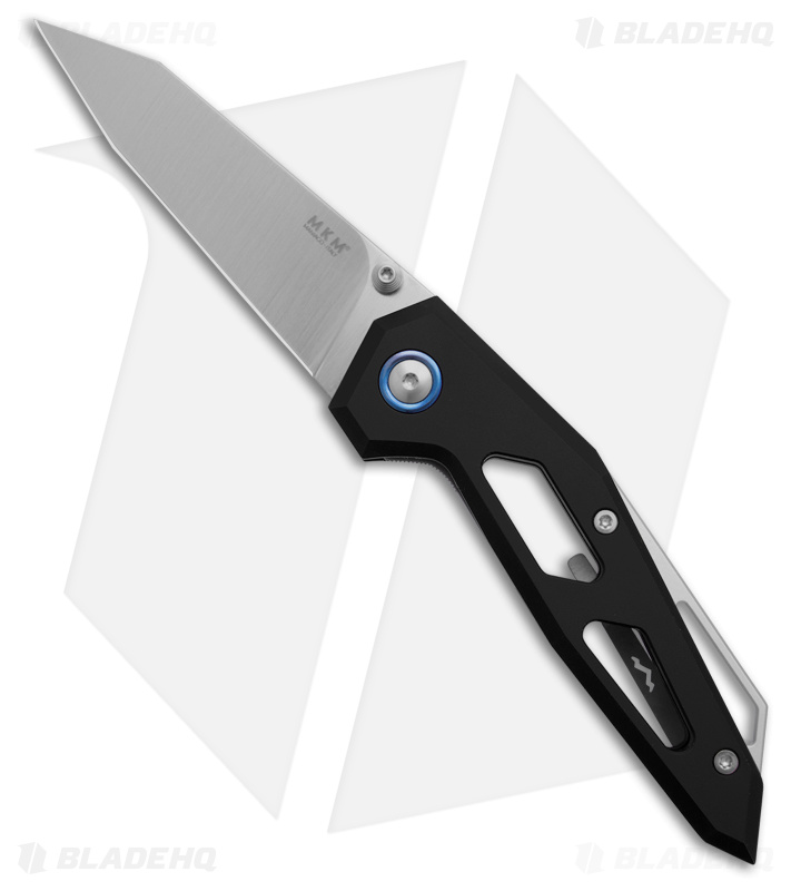 MKM Edge Liner Lock Knife Black Aluminum (2.9" Satin) EGL-ABK