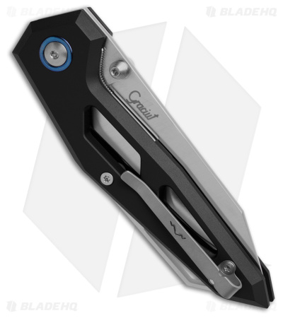 MKM Edge Liner Lock Knife Black Aluminum (2.9" Satin) EGL-ABK