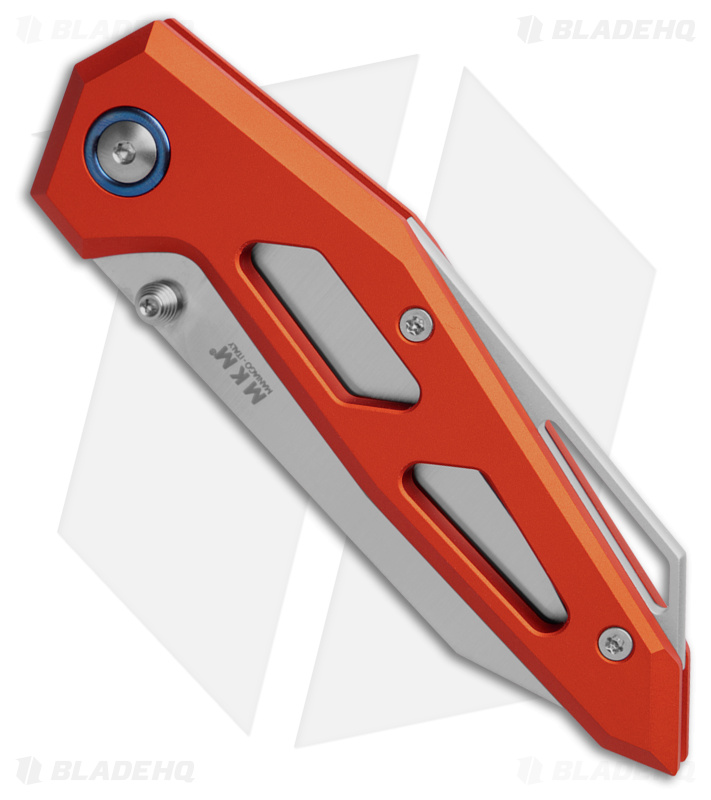 MKM Edge Liner Lock Knife Orange Aluminum (2.9" Satin) EGL-AOR