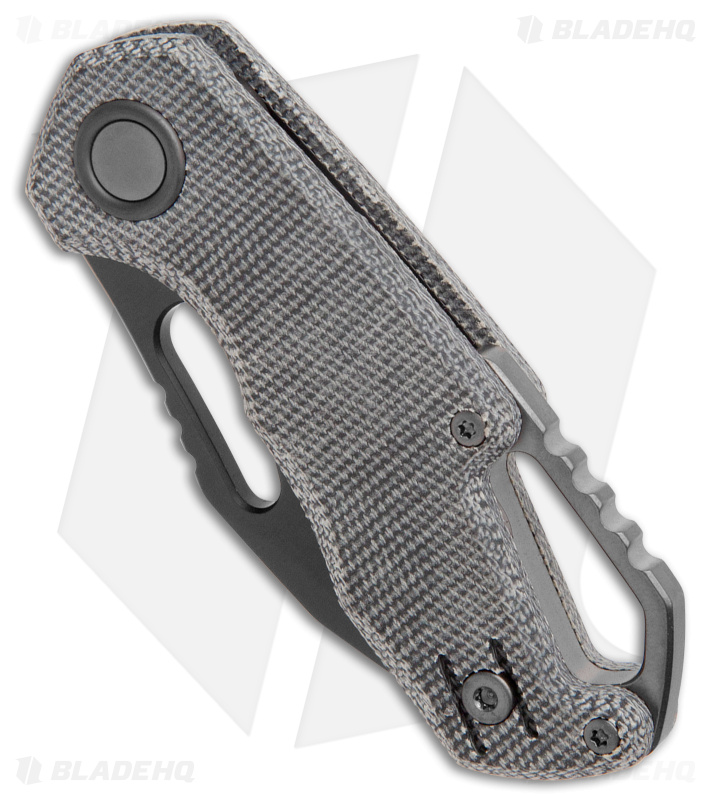 MKM Voxnaes Isonzo Clip Point Knife Black Micarta (2.25" Black)