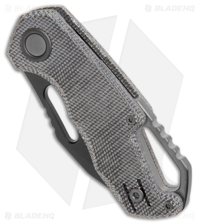 MKM Voxnaes Isonzo Clip Point Knife Black Micarta (2.25" Black)