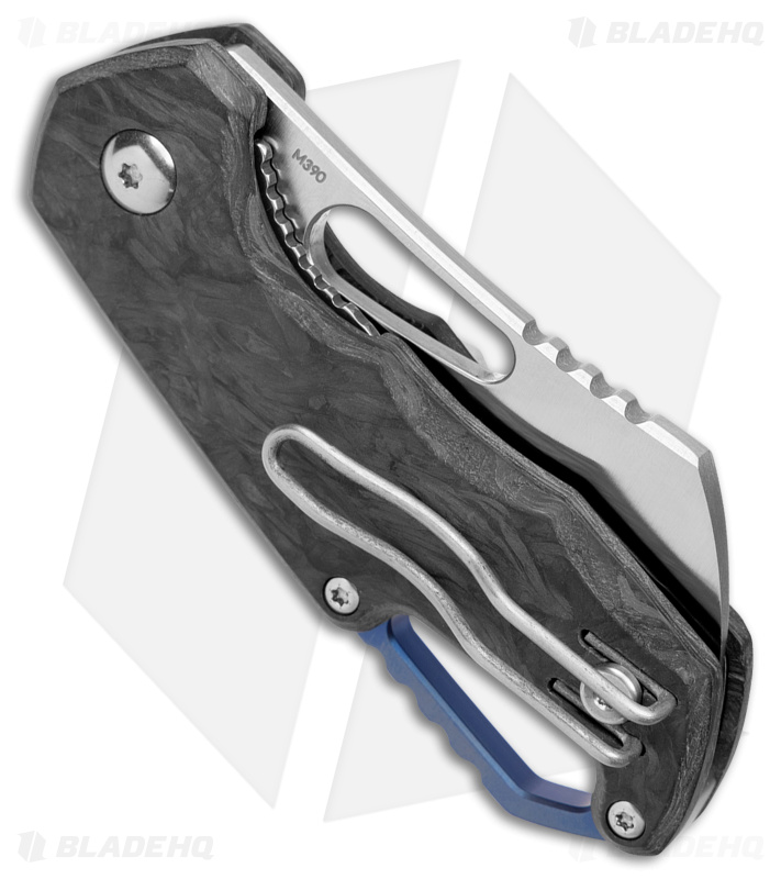 MKM Voxnaes Isonzo Cleaver Knife Marble CF (2.25" Satin)