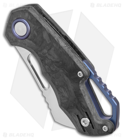 MKM Voxnaes Isonzo Cleaver Knife Marble CF (2.25" Satin)