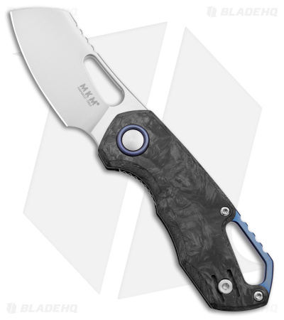MKM Voxnaes Isonzo Cleaver Knife Marble CF (2.25" Satin)
