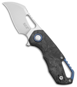 MKM Voxnaes Isonzo Hawkbill Knife Marble CF (2.25" Stonewash)