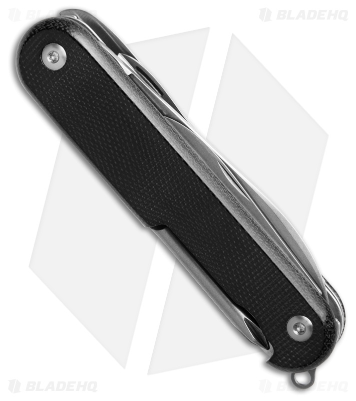 MKM Malga 5 MagnaCut Multi-Tool Pocket Knife Black Micarta (5-in-1)