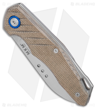 MKM Anso Root Slip Joint Knife Green Micarta (2.8" Satin) RT-GC