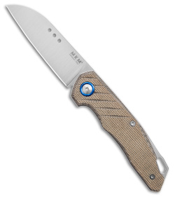 MKM Anso Root Slip Joint Knife Green Micarta (2.8" Satin) RT-GC