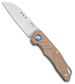 MKM Anso Root Slip Joint Knife Natural Micarta (2.8" Satin) RT-NC