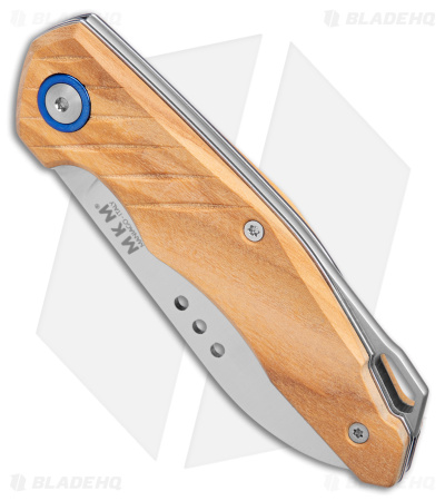 MKM Anso Root Slip Joint Knife Olive Wood (2.8" Satin) RT-O