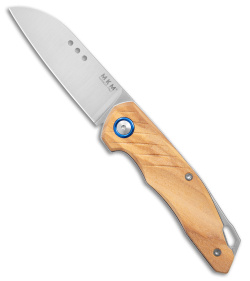 MKM Anso Root Slip Joint Knife Olive Wood (2.8" Satin) RT-O