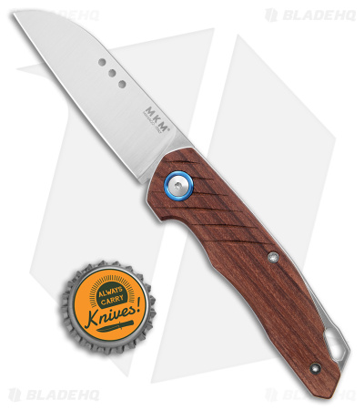 MKM Anso Root Slip Joint Knife Santos Wood (2.8" Satin) RT-S