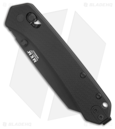 MKM Ben Petersen Yipper MagnaCut Crossbar Lock Knife Black G-10 (Black)
