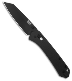 MKM Ben Petersen Yipper MagnaCut Crossbar Lock Knife Black G-10 (Black)