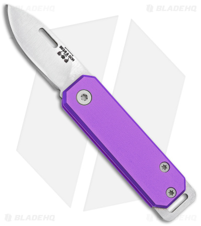 Bear & Son 109 Slip Joint Pocket Knife Purple Aluminum (1.5" Satin)