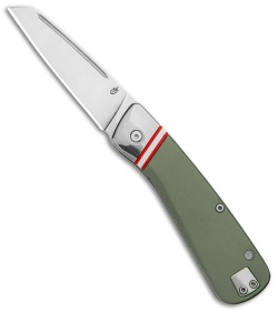 Gerber Straightlace Sheepsfoot Slip Joint Knife OD Green (2.9&quot; Satin) | 104670