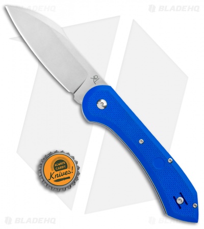 Gudy van Poppel TFG Magna Slip Joint Knife Blue G-10 (3.5" Stonewash) 