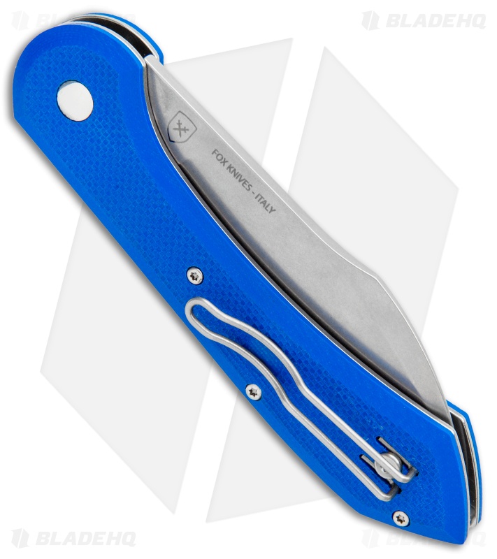 Gudy van Poppel TFG Magna Slip Joint Knife Blue G-10 (3.5" Stonewash) 