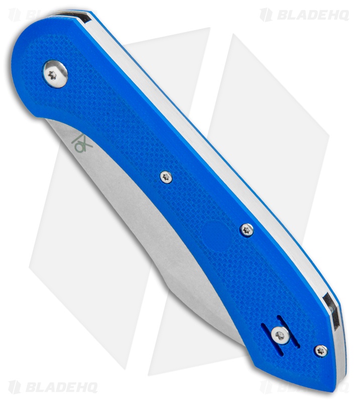 Gudy van Poppel TFG Magna Slip Joint Knife Blue G-10 (3.5" Stonewash) 