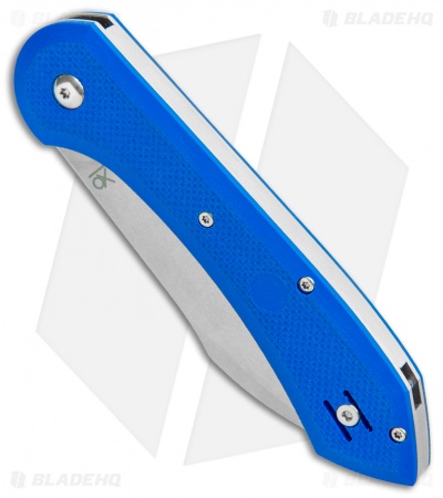 Gudy van Poppel TFG Magna Slip Joint Knife Blue G-10 (3.5" Stonewash) 