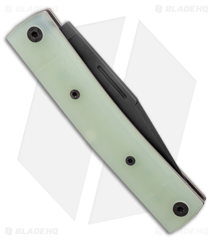 LionSteel BestMan Slip Joint Knife Titanium Liners Jade G-10 (2.8" Back)