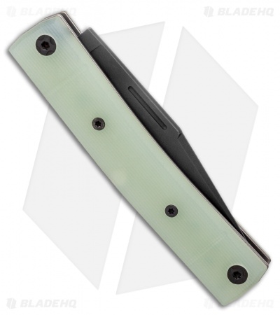 LionSteel BestMan Slip Joint Knife Titanium Liners Jade G-10 (2.8" Back)