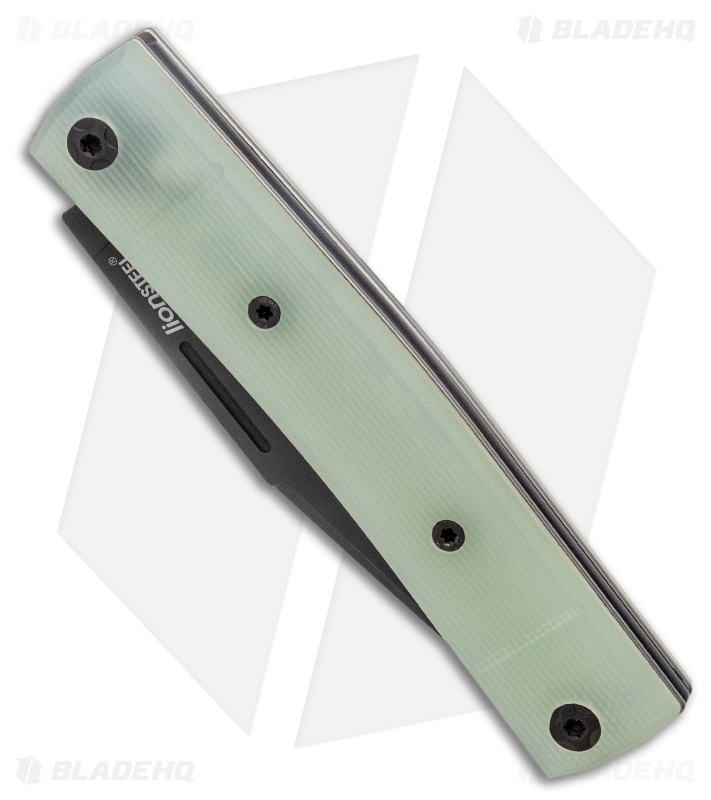 LionSteel BestMan Slip Joint Knife Titanium Liners Jade G-10 (2.8" Back)
