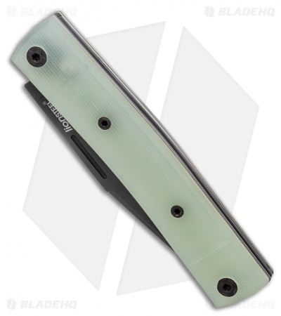 LionSteel BestMan Slip Joint Knife Titanium Liners Jade G-10 (2.8" Back)