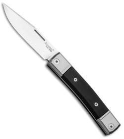 LionSteel BestMan Traditional Slip Joint Knife Ebony (2.88" Satin)