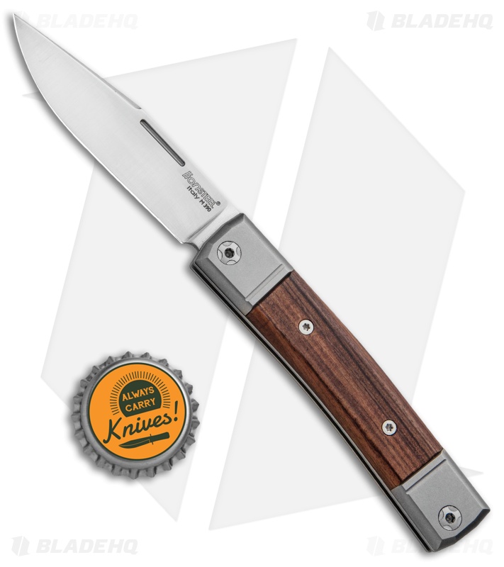 LionSteel BestMan Traditional Slip Joint Knife Santos Wood (2.88" Satin)