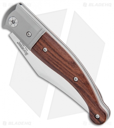 LionSteel Gitano Traditional Slip Joint Knife Santos Wood/Ti (3.25" Satin) 
