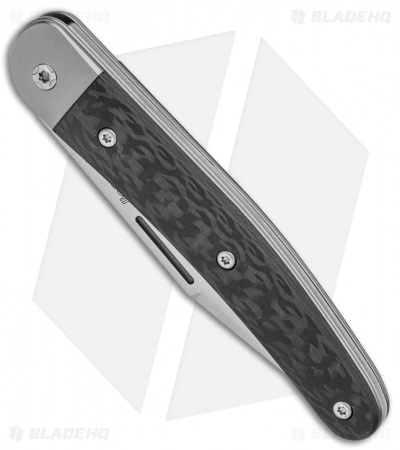LionSteel Jack Slip Joint Knife One Function Carbon Fiber (3" Satin M390)