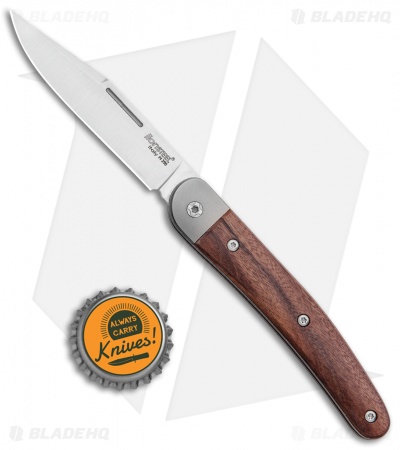 LionSteel Jack Slip Joint Knife One Function Santos Wood (3" Satin M390)