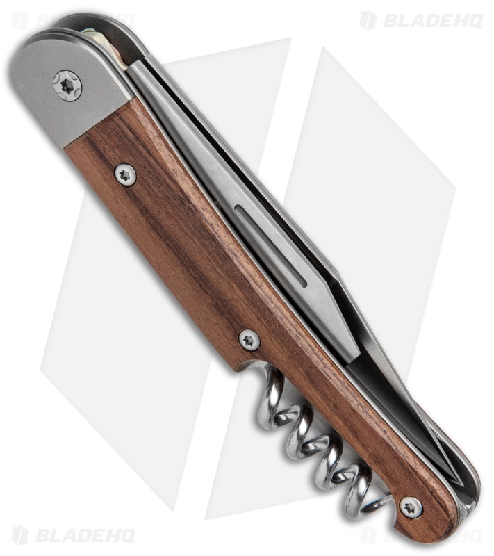 LionSteel Jack Slip Joint Knife Three Function Santos Wood (3" Satin M390)