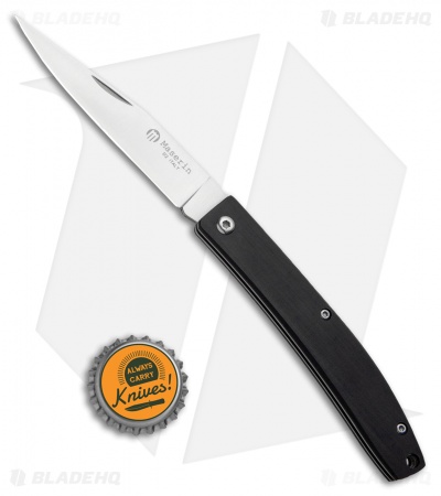 Maserin E.D.C. Gentleman Slip Joint Knife Black Micarta (3.25" Satin)