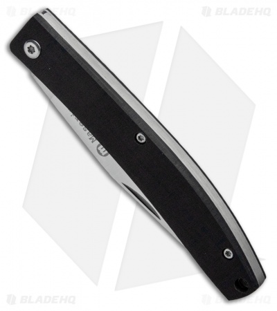 Maserin E.D.C. Gentleman Slip Joint Knife Black Micarta (3.25" Satin)
