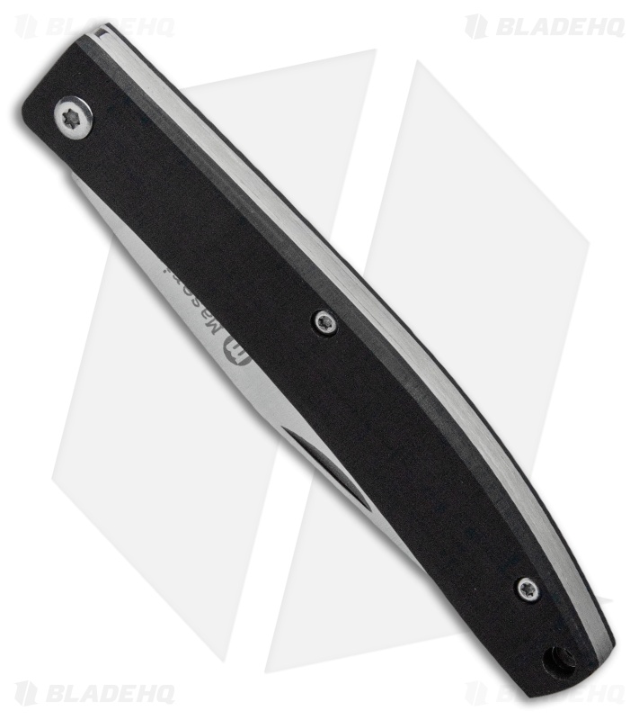 Maserin E.D.C. Gentleman Slip Joint Knife Black Micarta (3.25" Satin)