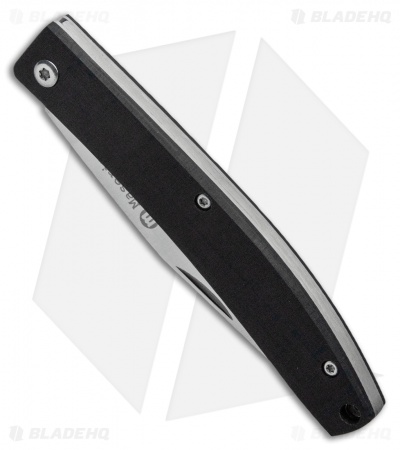 Maserin E.D.C. Gentleman Slip Joint Knife Black Micarta (3.25" Satin)