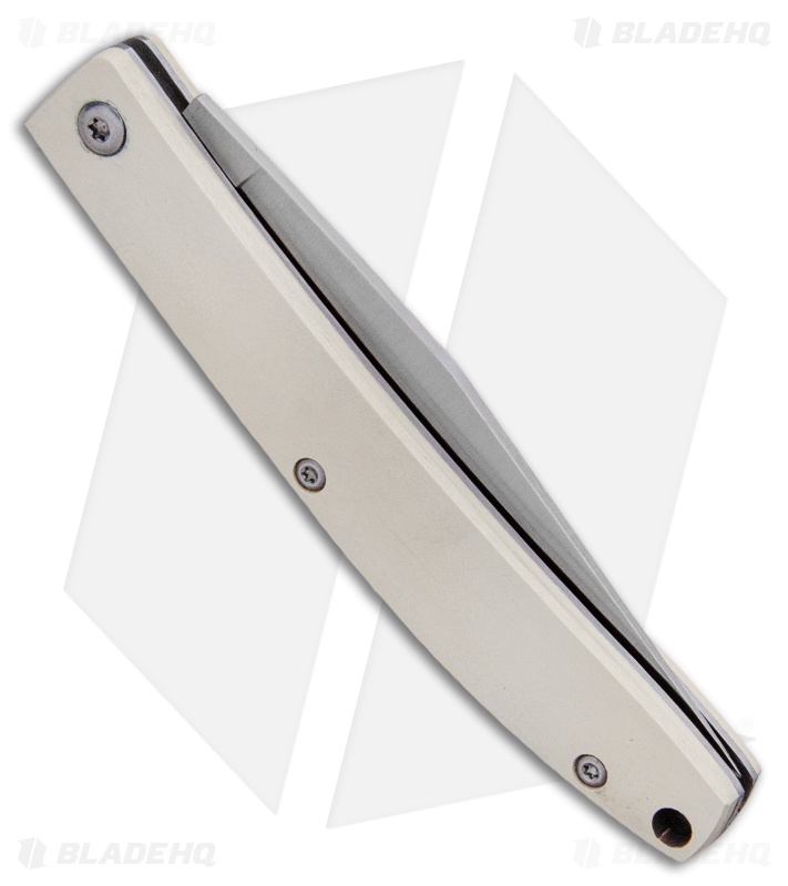 Maserin E.D.C. Gentleman Slip Joint Knife White Micarta (3.25" Satin)