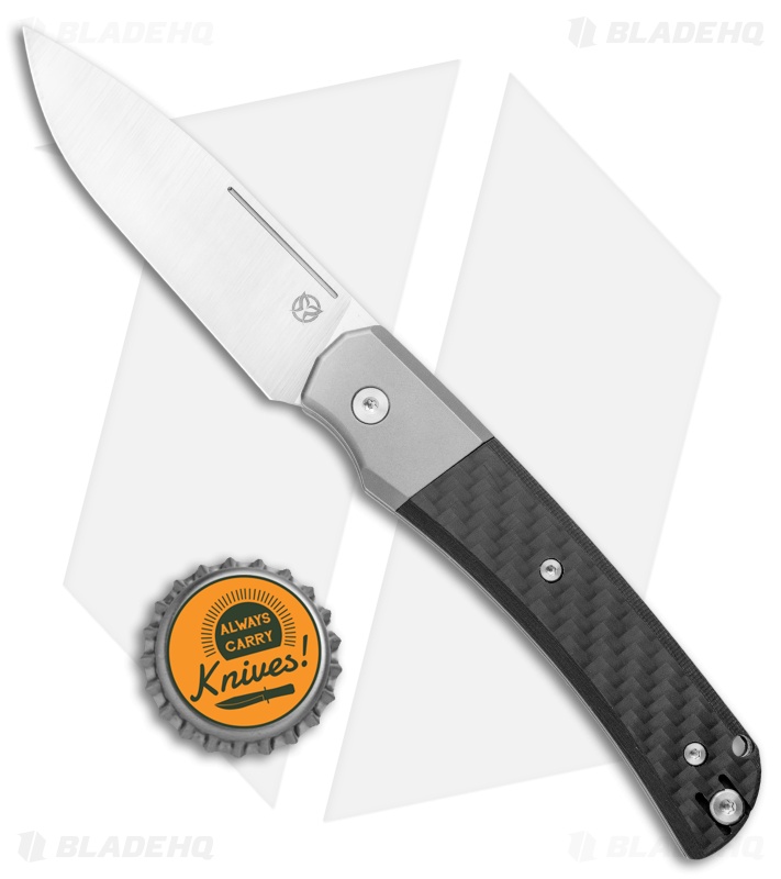 PMP Knives User Slip Joint Knife Ti/Carbon Fiber (" Satin)