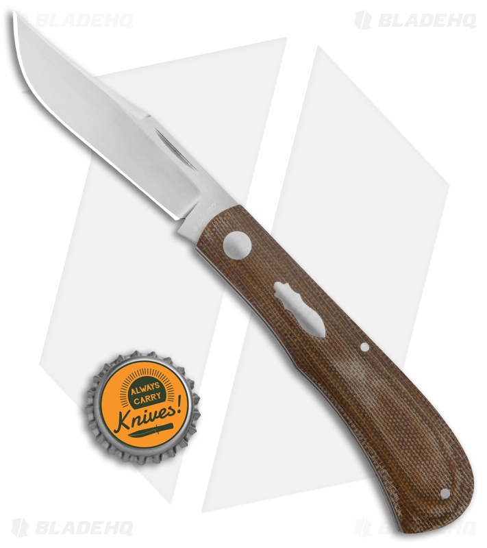 Pepe Jalomo Custom Large Trapper Green Micarta (2.6" Satin)