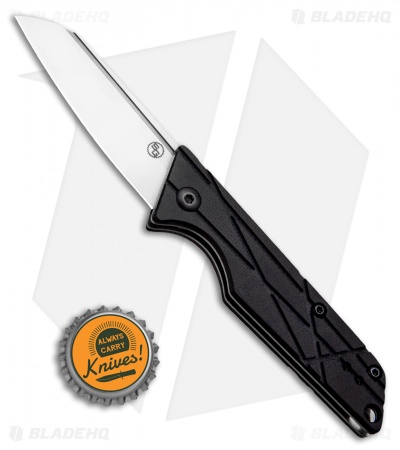StatGear LEDGE Slip Joint Knife Black (2.625" Satin D2)