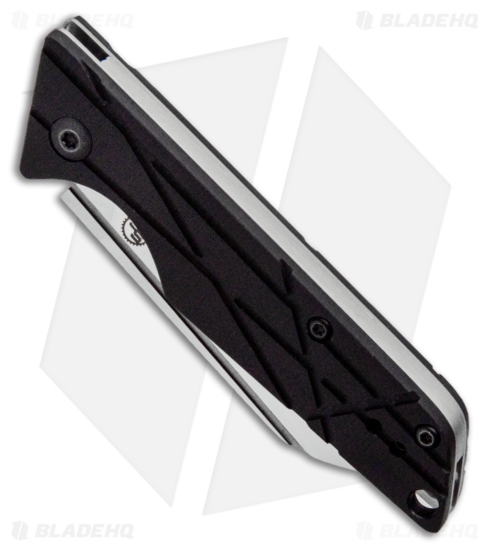 StatGear LEDGE Slip Joint Knife Black (2.625" Satin D2)