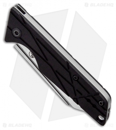 StatGear LEDGE Slip Joint Knife Black (2.625" Satin D2)