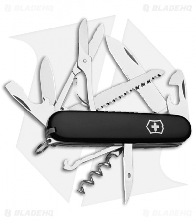 Victorinox Swiss Army Knife Huntsman Black 53203 - Blade HQ