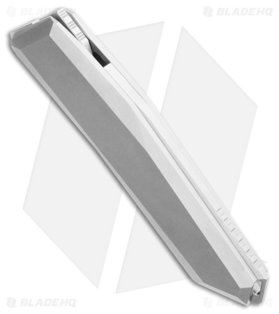Poikilo Blade Large Prism Frame Lock Knife Pearlescent SW Ti (4" Pearlescent SW)