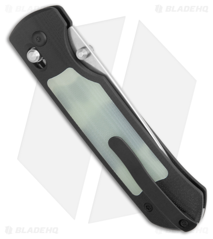 Ohlone Knives Goat AXL Bar Lock Knife Black/Jade G-10 (3.5" Stonewash)